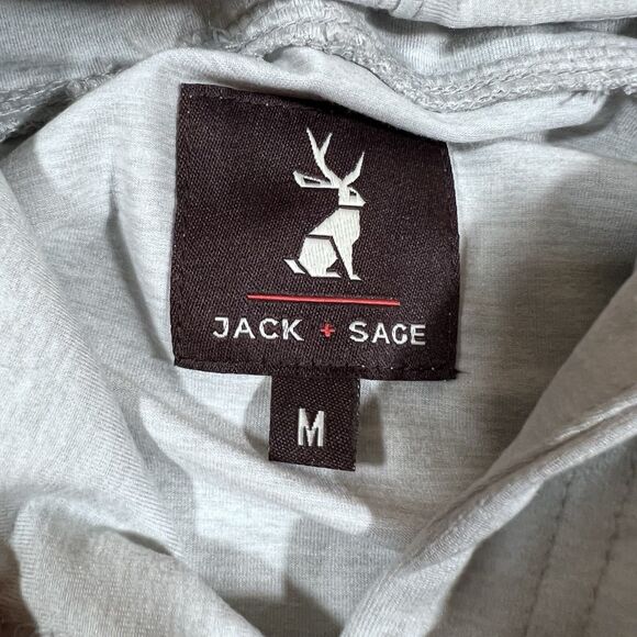 Jack + Sage Ski Themed Hooded Shirt Mount Sunapee Men's Medium - Picture 6 of 7